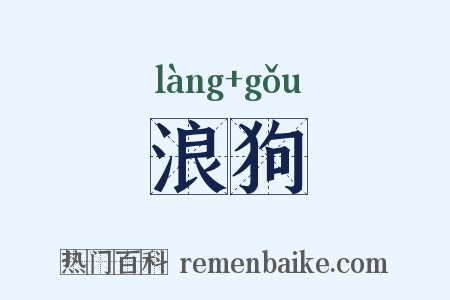 浪狗是什么意思的图片